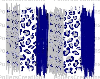 Navy Silver Leopard Distressed Brush Stroke Png,Sublimation Designs Download,Background,Brush Stroke,Animal Print,Cheetah Background