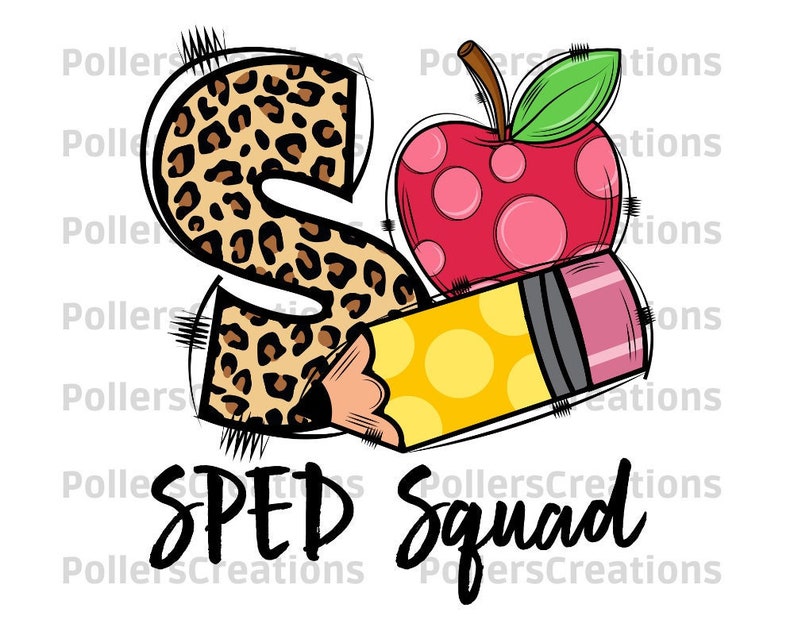 SPED Squad Png,sped Team Png,special Education,teacher Shirt Png,school ...