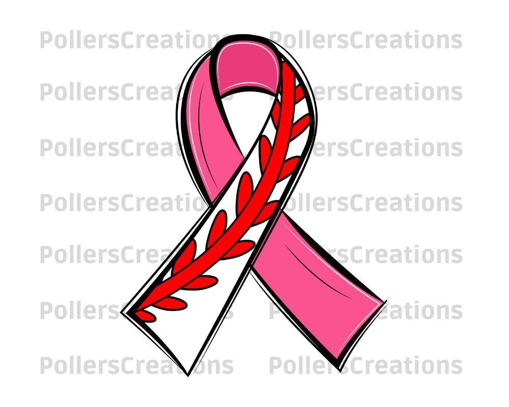 Baseball Cancer Ribbon Outline 6,461 Cancer Ribbon Outline High Res