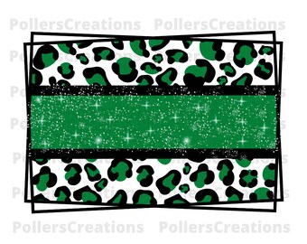 Green Glitter Leopard Distressed Frame Png,Sublimation Design Digital Download,Background,Brush Stroke,Animal Print,Cheetah Background Png