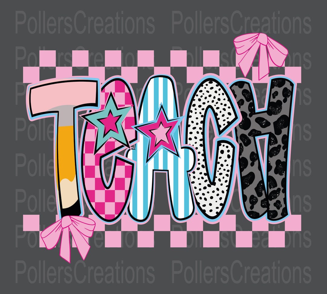 Prepy Hand Preppy Teach Png First Day of School Pencil Coquette Star Lightning ...