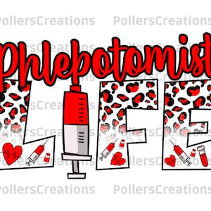 Phlebotomist Life Png,Sublimation Design,Phlebotomist,Rot,Leopard Mom,Phlebotomy Png,Phlebotomist Geschenke,Handgezeichnet,Tier Druck,Labor
