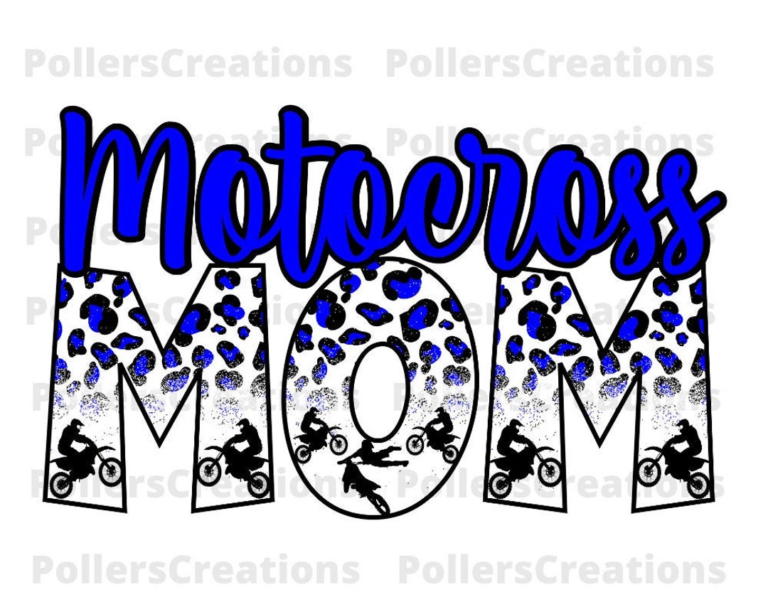 Motocross Mom Heart Small Square Pillow