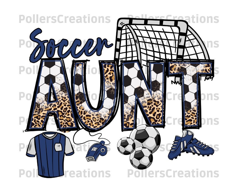 Fußball Tante Png, Fußball Sublimation Designs, Fußball Geschenk für Tante, Fußball Shirt Png, Animal Print, Sport Png, Tante Shirt Png