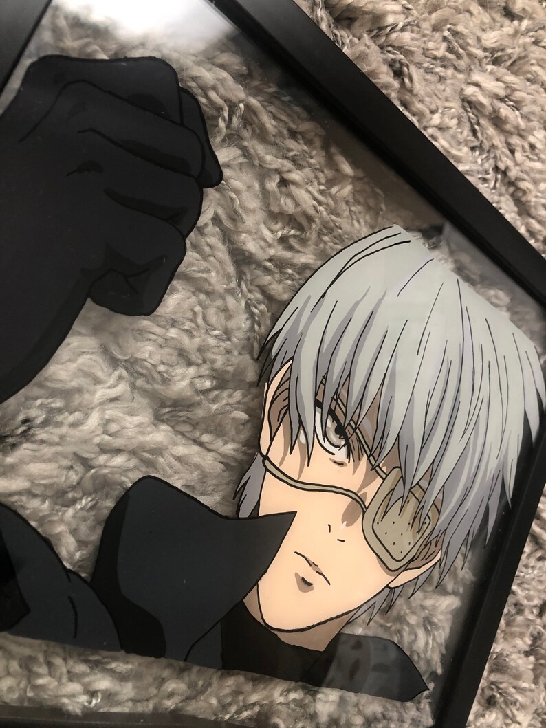 Art Collectibles Panels Wall Hangings Kaneki Ken Glass Painting Art Collectibles Panels Wall Hangings Kaneki Ken Glass Painting