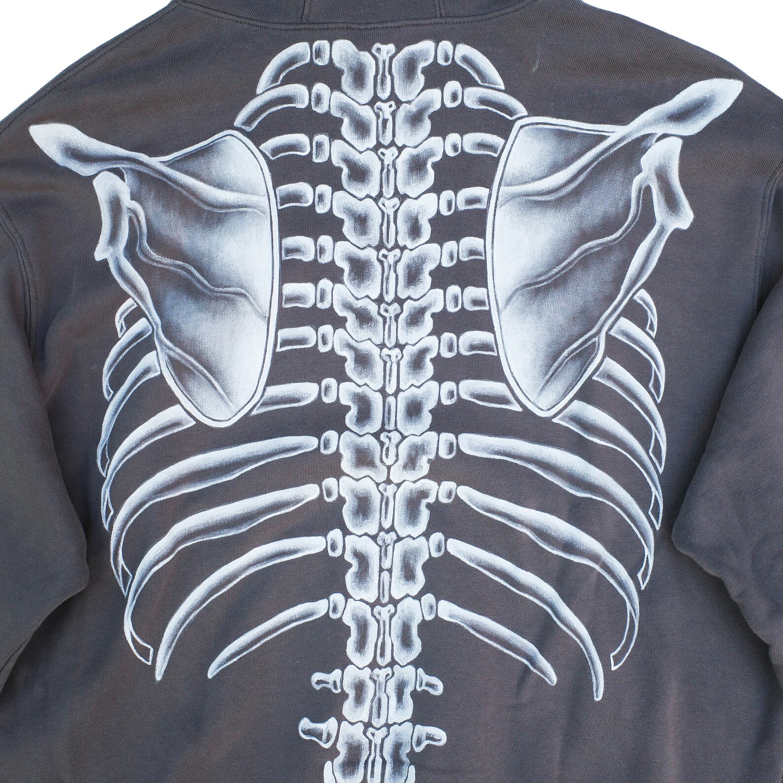 Nike Custom Skeleton Paint Hoodie Size L Nike Hoodie Mens | Etsy
