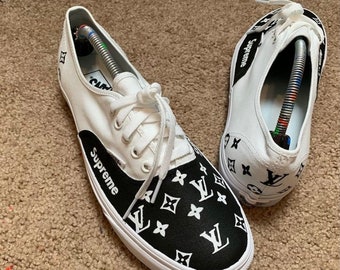 supreme vans custom