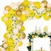 ashl tr reviewed Sunflower Lemonade Party Balloon Garland Kit, Yellow Pastel Yellow Balloons