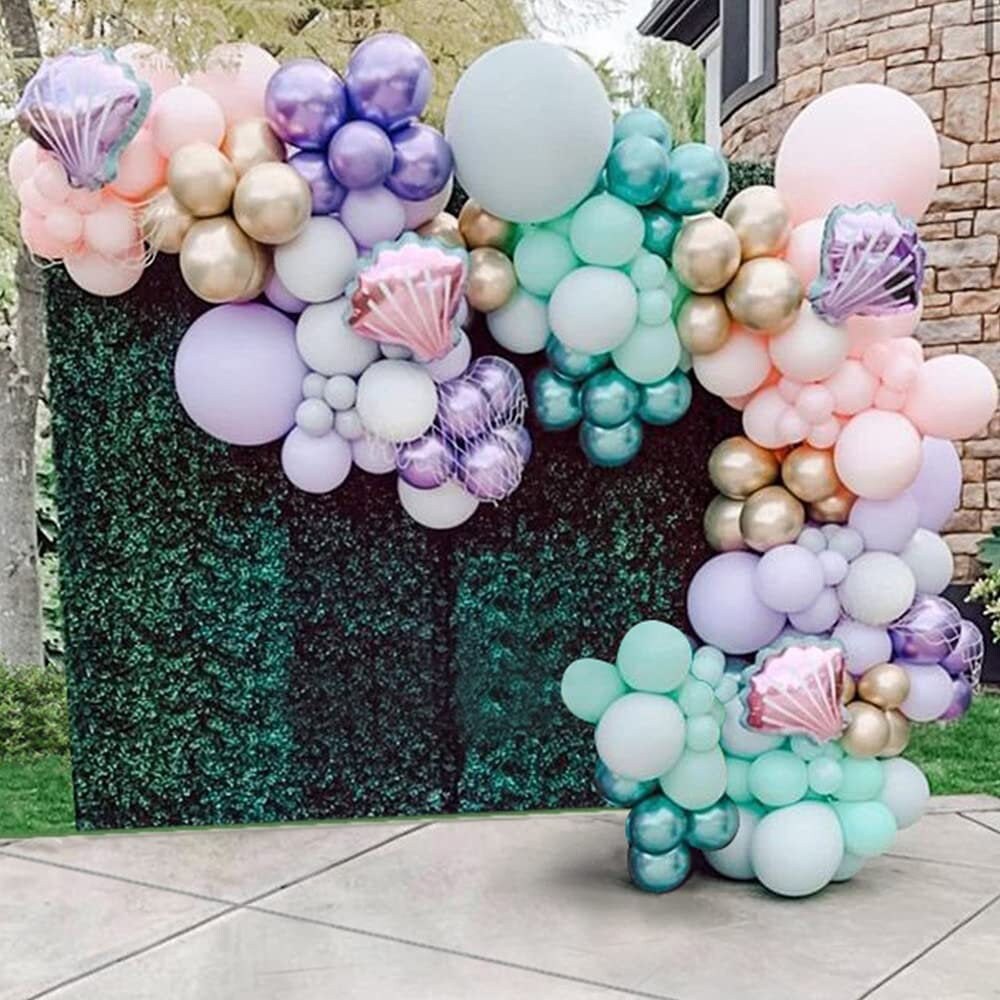 150pcs Mermaid Tail Balloon Garland Arch Kit Mermaid Theme Etsy UK