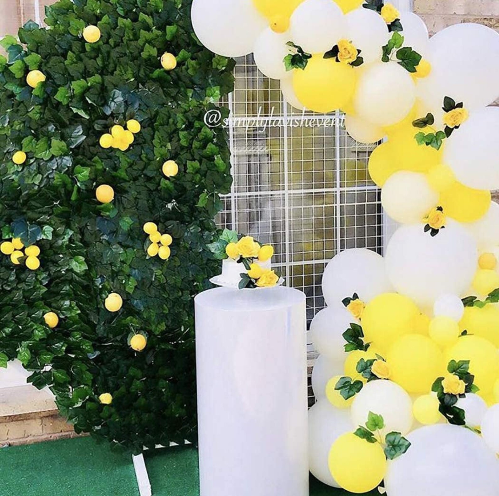 Yellow And White Balloon Garland Arch kit for 1st birthday Etsy