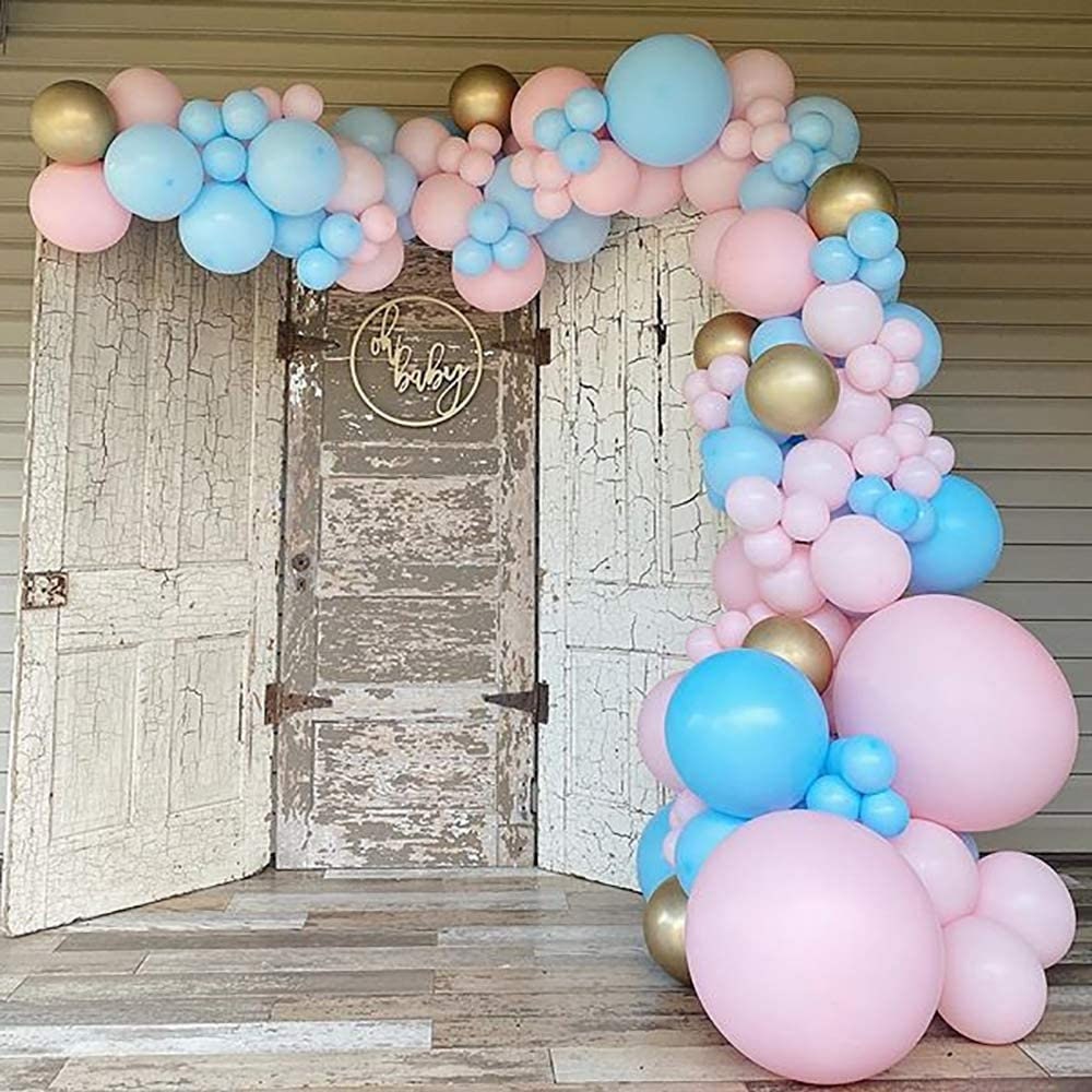 Gender Reveal Balloon Garland Arch KitPink Blue Balloon with Etsy
