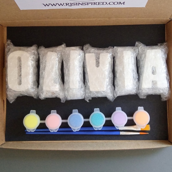Personalised paint your own name
