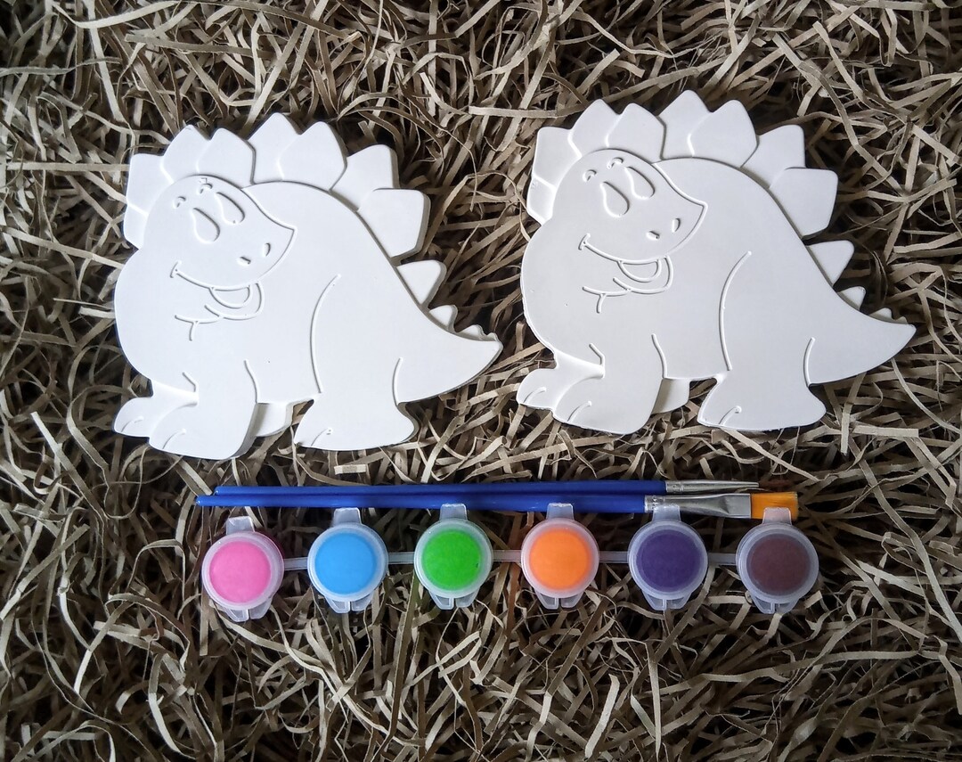 Paint Your Own Dinosaurs Etsy