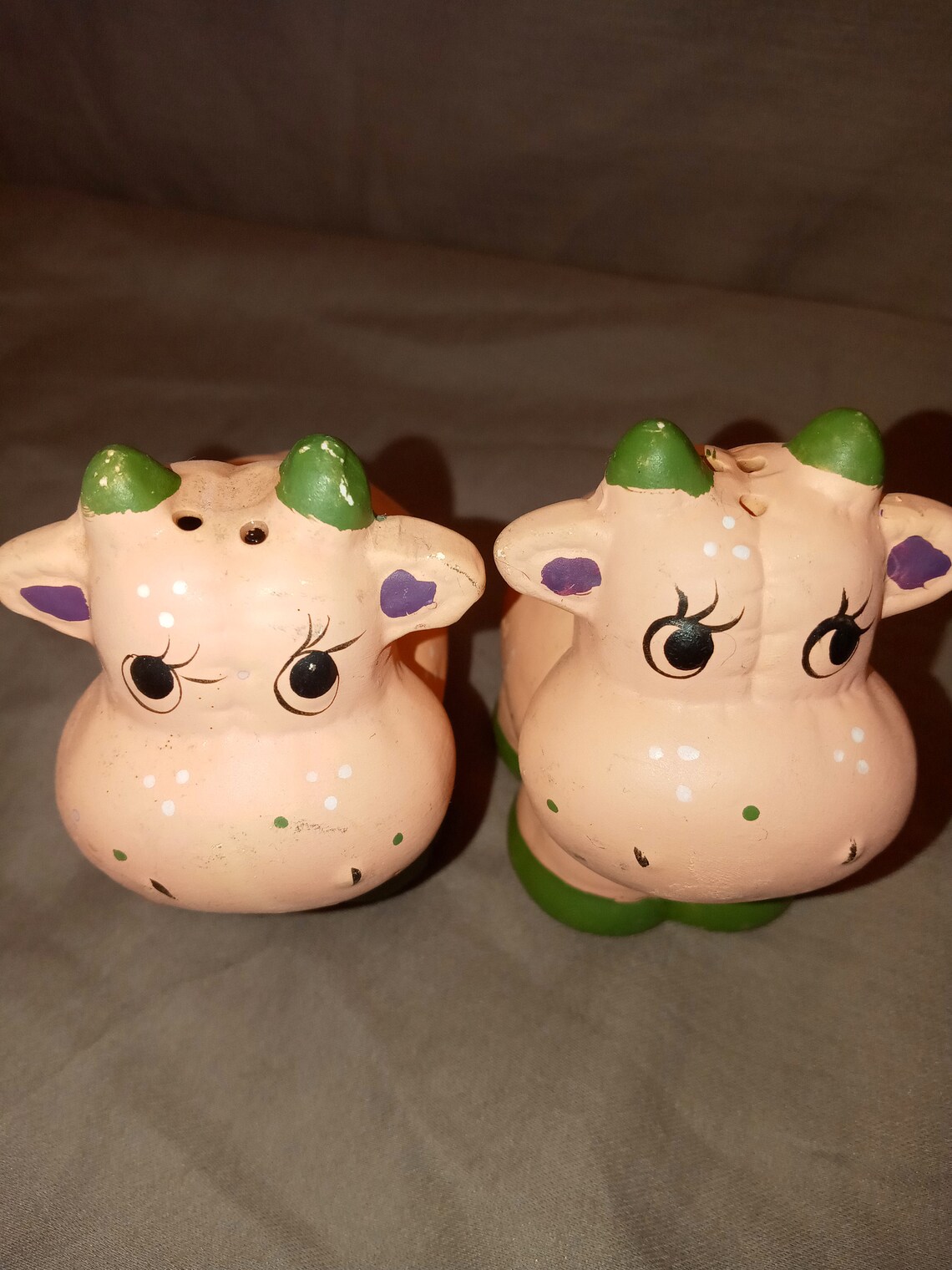 Vintage Animal salt & pepper shakers Etsy