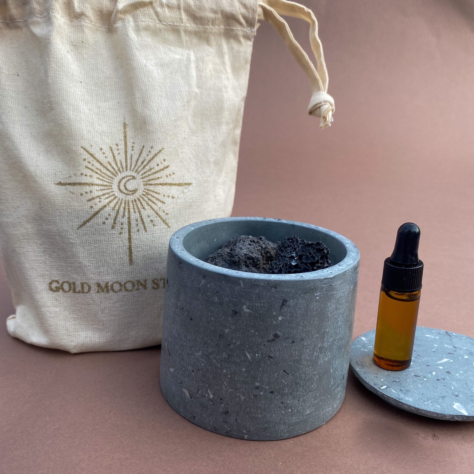 Black Lava rock diffuser essential oil diffuser Etsy