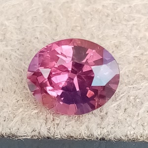 Natural Red Spinel, 0.80 / 6.95.2mm Oval Red Spinel / Ceylon Red Spinel / Natural Untreated / Loose Gemstone image 1