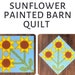 Sunflower Barn Quilt PDF Pattern Digital SVG Printable Pattern | Wood ...