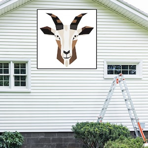Goat Barn Quilt PDF Pattern: SVG, Holz Quilt Bundle