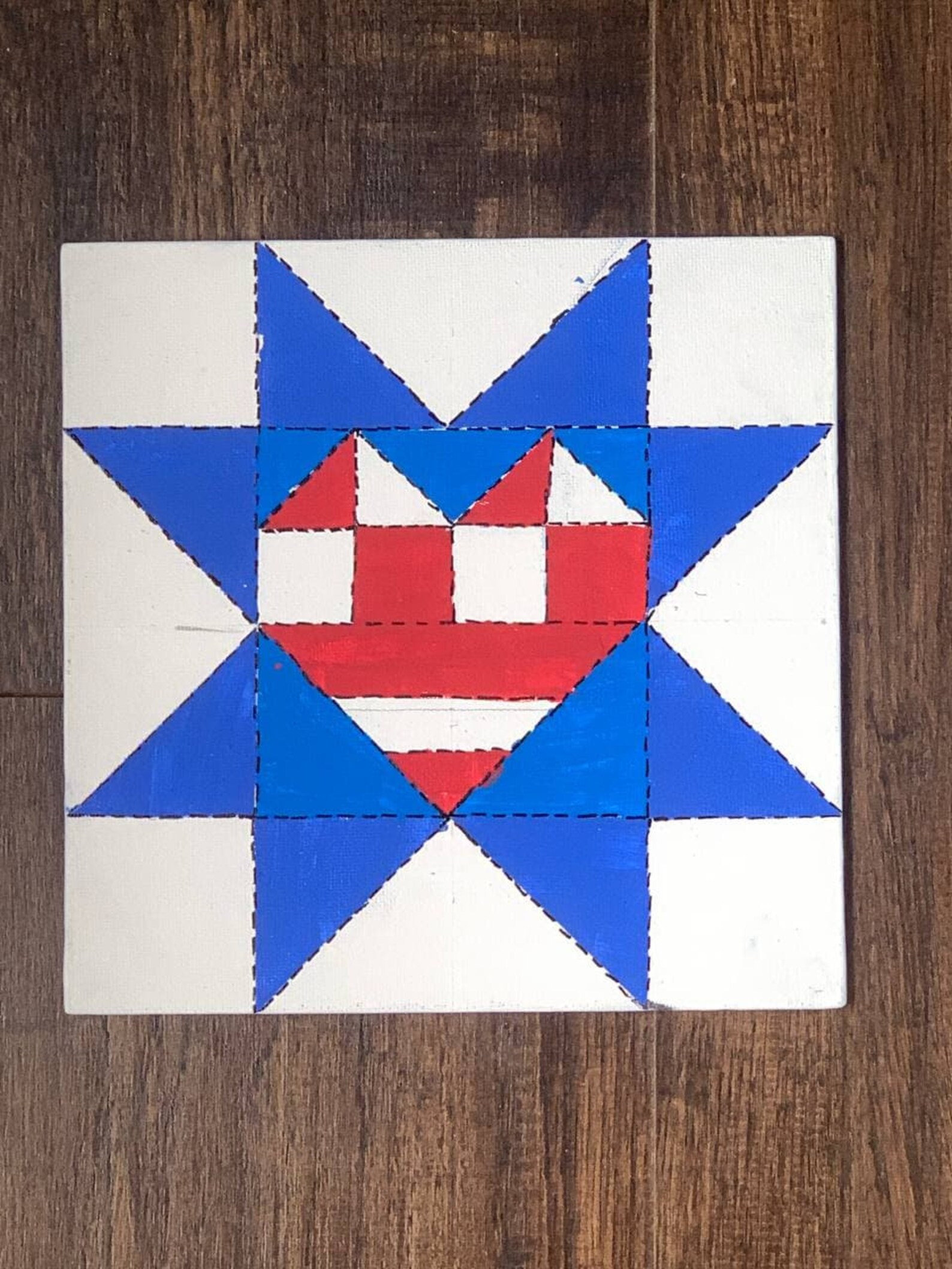 6 Patriotic Painted Barn Quilt PDF Pattern - Etsy