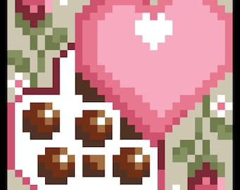 Chocolate Flowers Quilt Block Barn Quilt Pattern: Rustic DIY Decor (Digital Download)