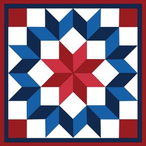 Carpenter Barn Quilt Pattern: SVG, PDF, Holz Quilt (Digitaler Download)