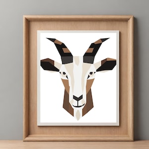 24x24" Goat Barn Quilt PDF Pattern, SVG Pattern, Wood quilt to paint for outdoors Bundle Grid Included