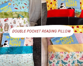 Double Pocket reading Pillow PDF Pattern