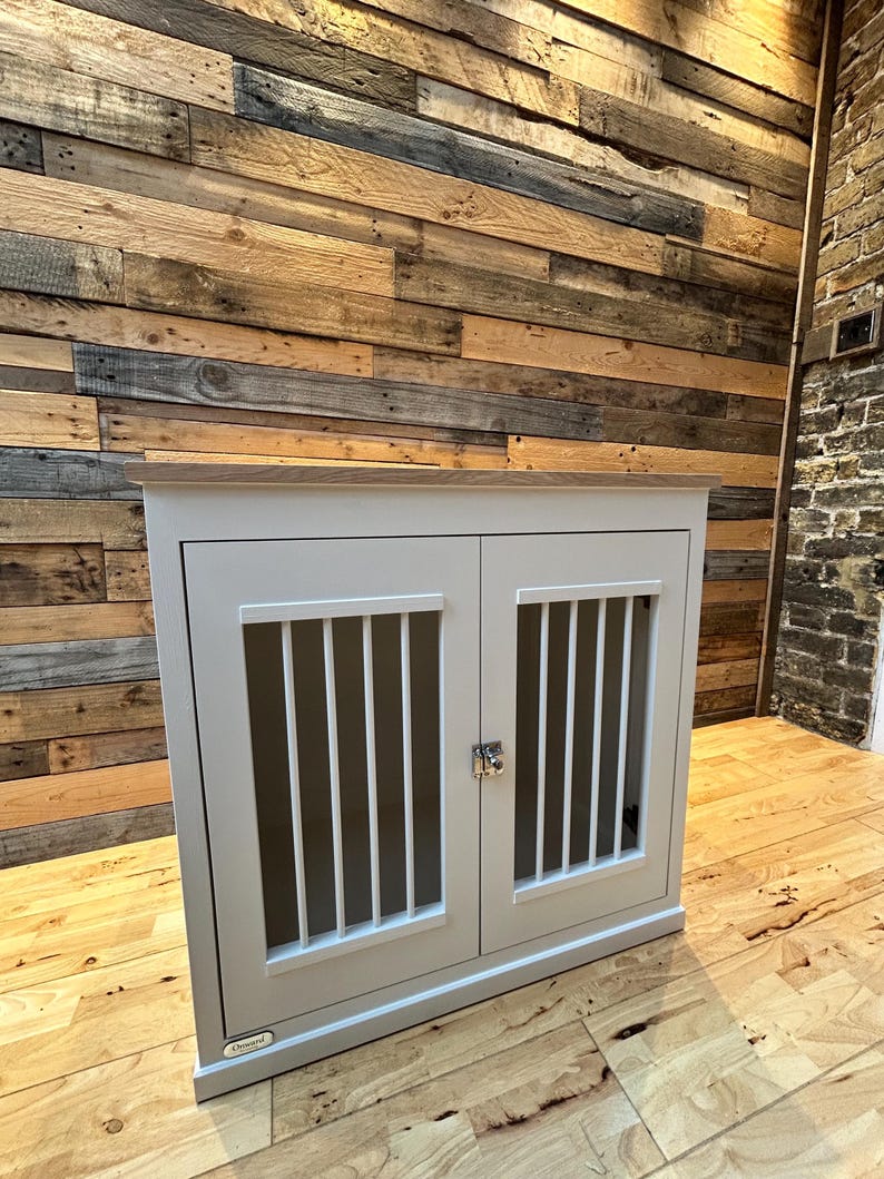 Wooden Dog Crate/ Bed, Hinged /doors - Etsy