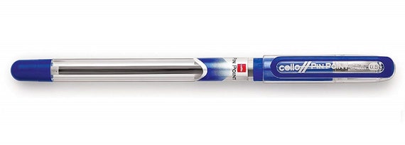 Cello Pinpoint Ballpen Jar Pack van 25 pennen in blauwe inkt