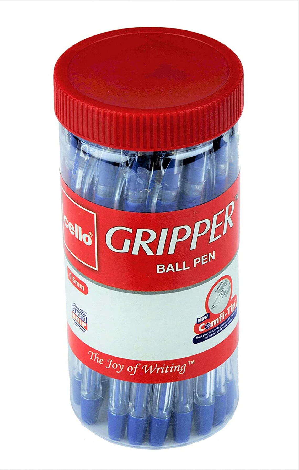 Cello Gripper Ball Pen 25 Pens Jar Blue Ball Pens With Etsy