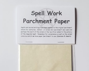 Spell Work Parchment Paper