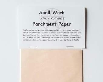 Spell Work Parchment Paper Love & Romance