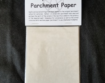 Spell Work Parchment Paper 