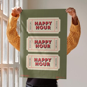 Stampa artistica HAPPY HOUR