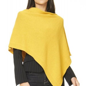 Poncho en mélange de cachemire Cape en cachemire pour femmes / Pardessus en mélange de cachemire pour femmes Fabriqué en Italie image 6