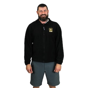 USA Made Fleece Jacket Army