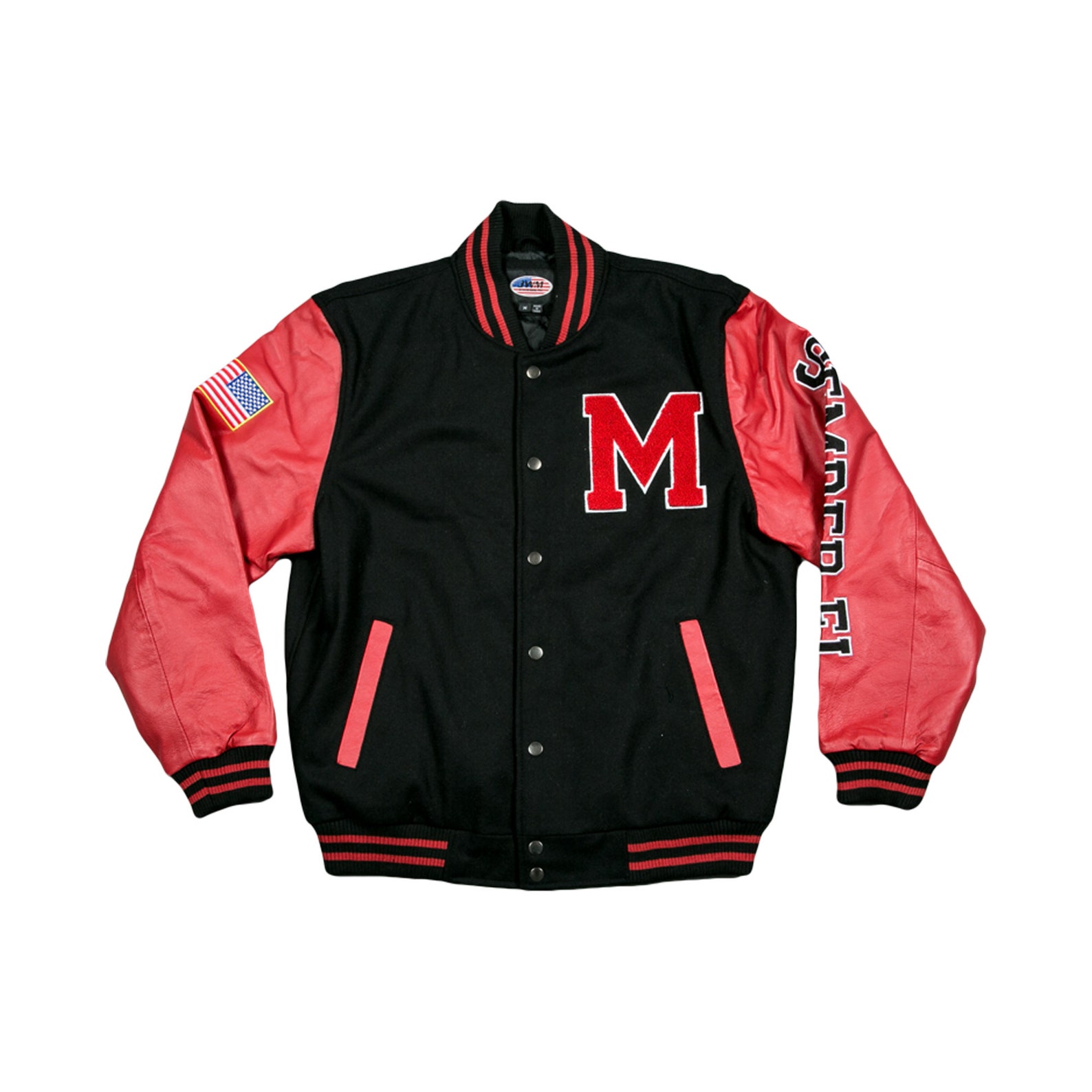 US Marines Leather Varsity Jacket Etsy