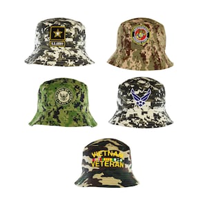 Military Reversible Bucket Hats