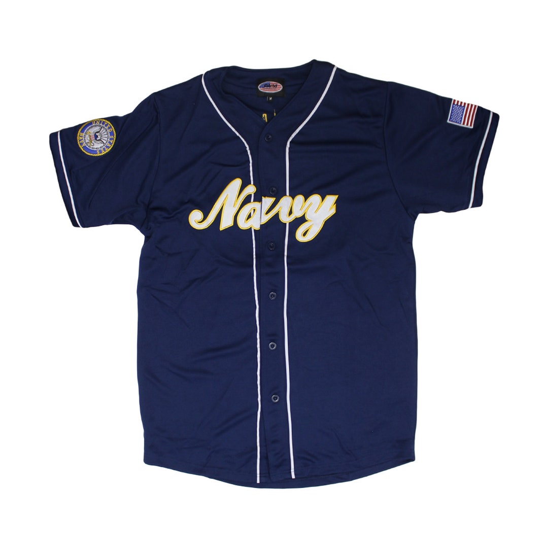 US Navy Baseball Jersey Etsy