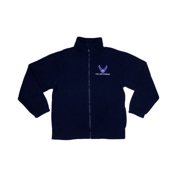 USA Made Fleece Jacket Air Force