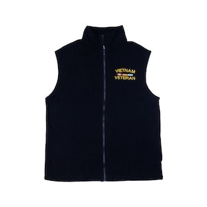 USA Made Polar Fleece Vest Vietnam Vet