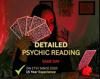 Previsões de leitura psíquica, leitura precisa, no mesmo dia, leitura às cegas, leitura de amor, leitura de tarô