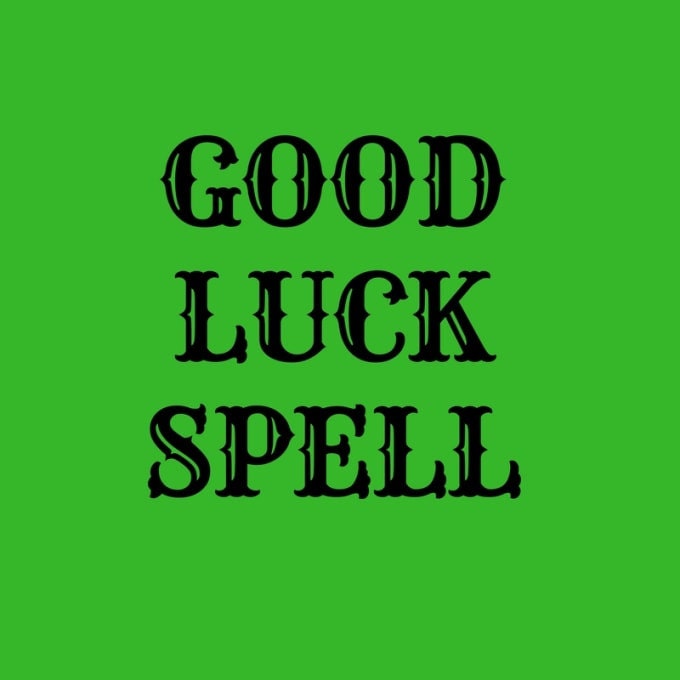 Powerful Good Luck Spell Etsy