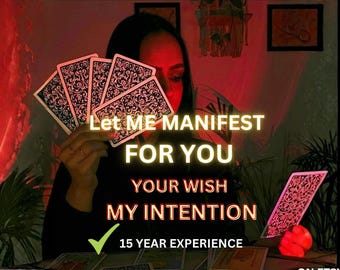 Deixe-me manifestar para você, ritual personalizado, manifestação psíquica para amor, carreira, dinheiro e sorte.
