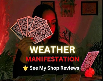 Bênção Meteorológica Personalizada - Para Eventos ao Ar Livre, Casamentos e Festas