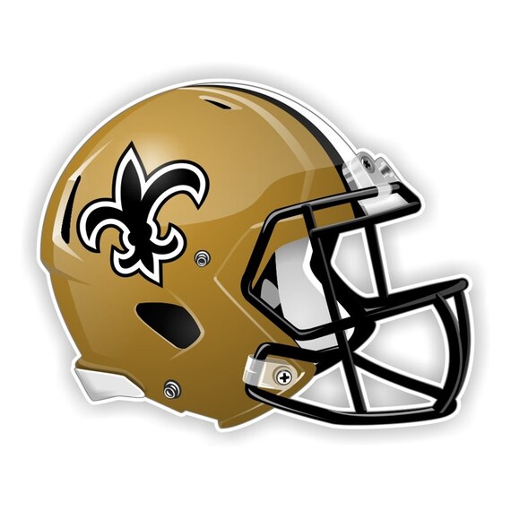 New Orleans Saints Football Helmet Decal Etsy