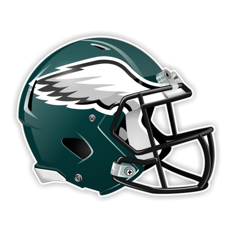 Philadelphia Eagles Football Helmet Decal | Etsy