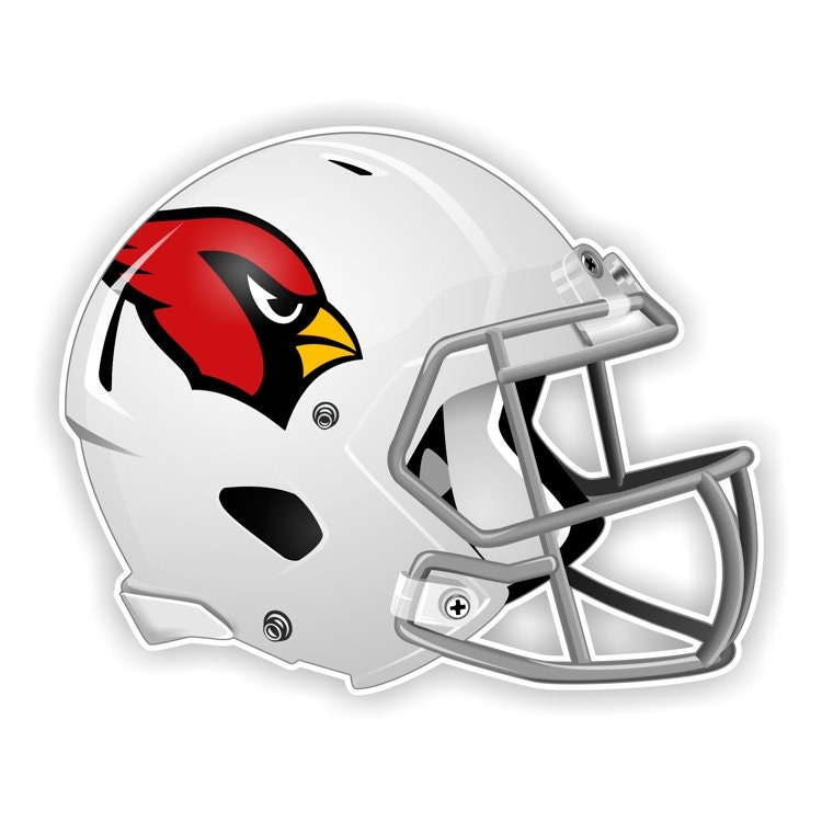 Arizona Cardinals Football Helmet Decal Etsy