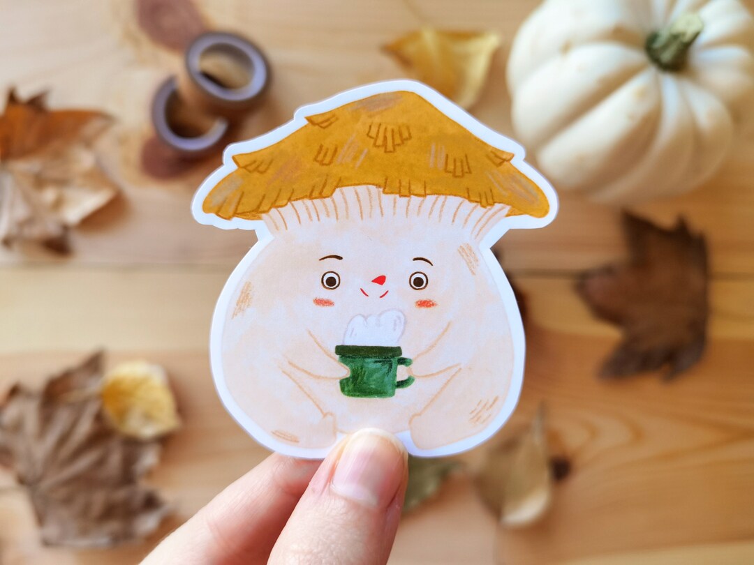 Pegatina Cozy de Seta con Taza de Té Sticker Adorable para Bullet ...