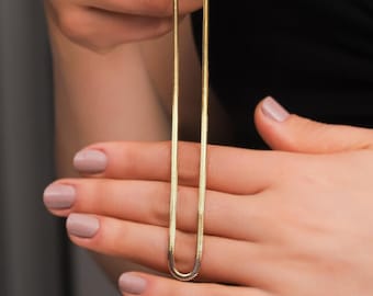 Collana a spina di pesce da 3 mm in oro giallo massiccio 14k, catena a spina di pesce lucidata, 16, 18, 20, 22 pollici - Italia Collana a spina di pesce da 3 mm in oro giallo massiccio 14k, catena a spina di pesce lucidata, 16, 18, 20, 22 pollici - Italia